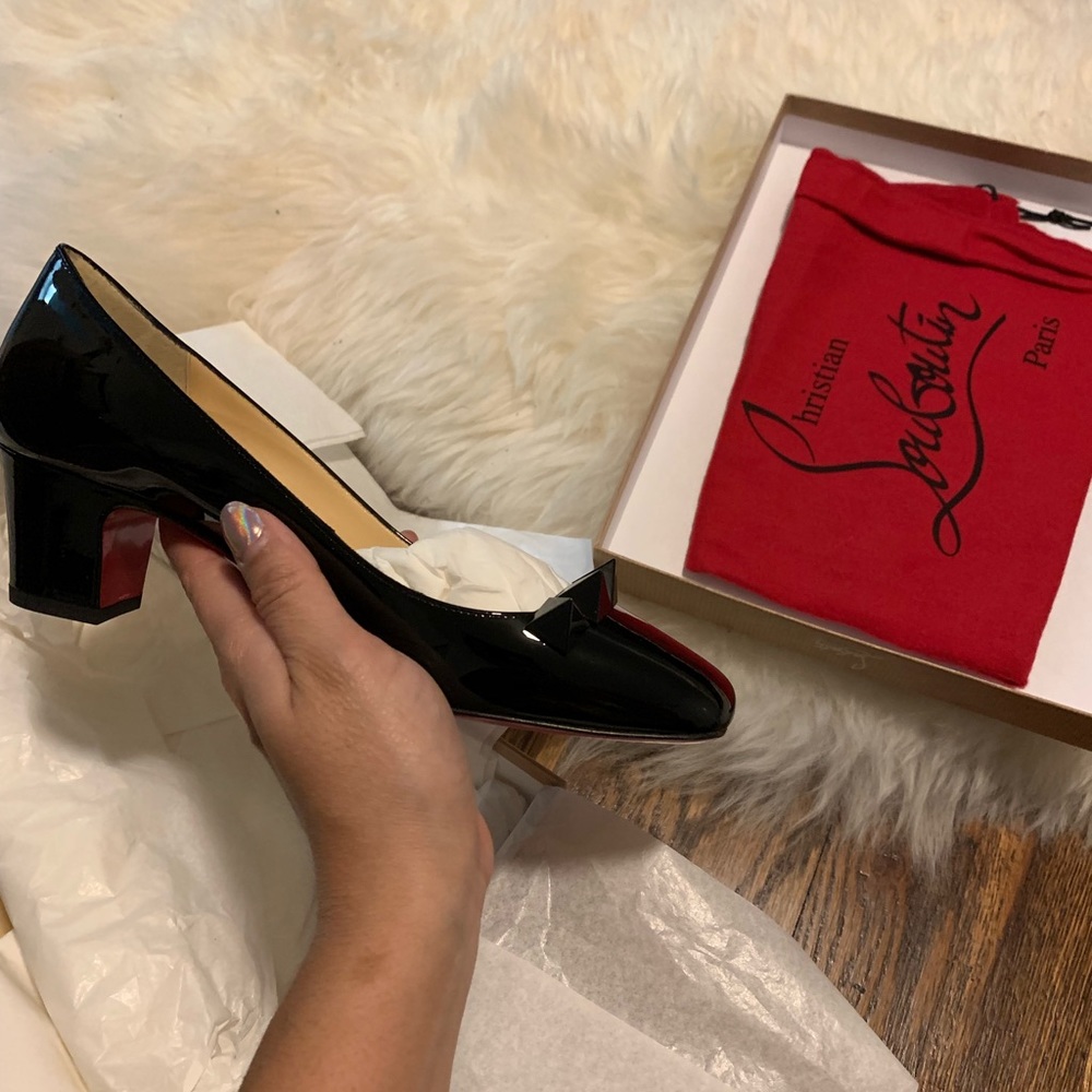 Christian Louboutin pyramid flats